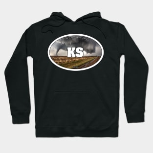 Kansas Tornado Travel Sticker Hoodie